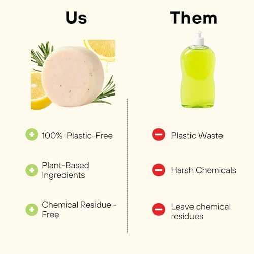 Bamboo Zero Waste DisHWash Set Vegan Eco-Friendly