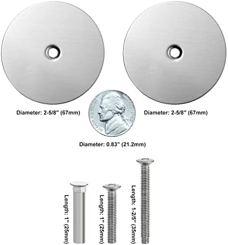 Stainless Steel Door Hole Cover Plate for Home Security