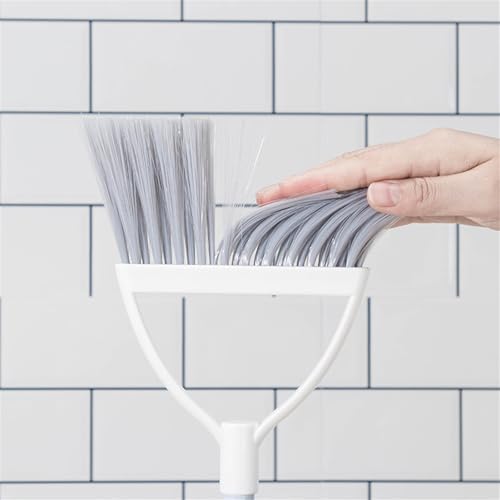 KEEADI Small Dustpan Set Broomstick and Dust Pan for Home Cleaning