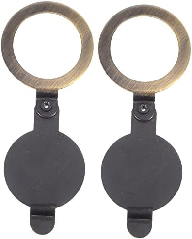 MERRYHAPY 2-Piece Cat Eye Back Cover Plate Door Viewer Protector