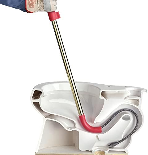 RIDGID 59787 K-3 Toilet Auger with 3-Foot Snake and Bulb Head
