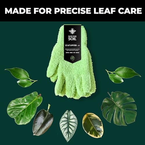 BLESS YOUR SOIL Gentle Washable Plant Leaves Dai Chi SST Microfiber Gloves