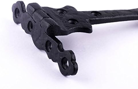 Black Wrought Iron Strap Hinges