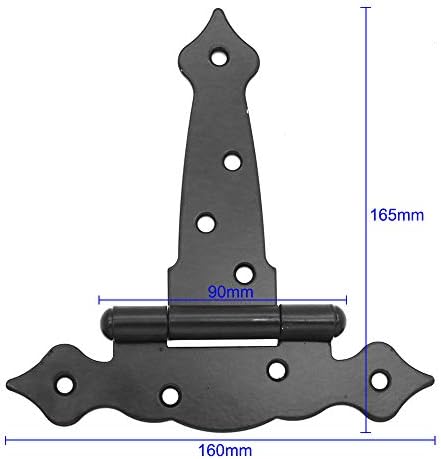 6-Piece Heavy Duty Shed Hinges Set