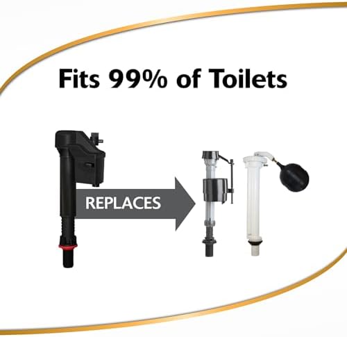 Korky QuietFILL 2X Long Life Toilet Fill Valve