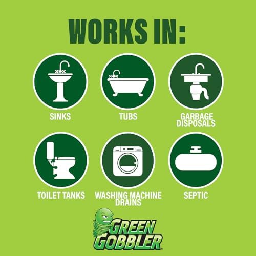 Natures Clean Power - Drain Cleaner with Enzymes for Sink Tubs Sewer