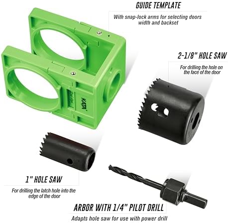 KATA Door Lock Installation Kit Green