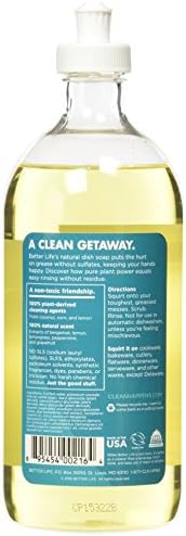 Better Life Lemon Mint Dish Soap