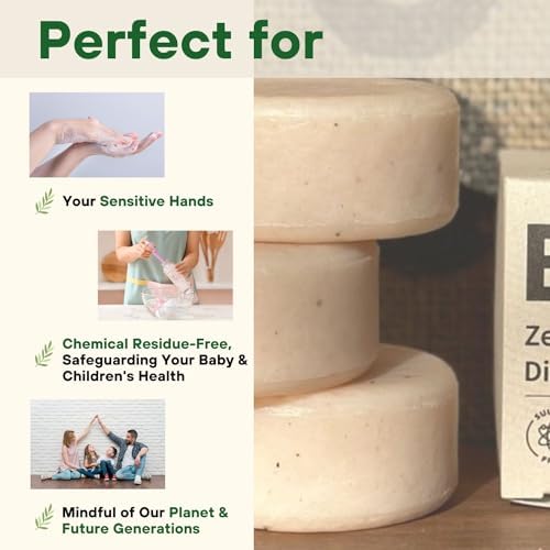 Bamboo Zero Waste DisHWash Set Vegan Eco-Friendly