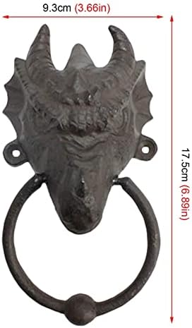 Vintage Dragon Head Door Knocker