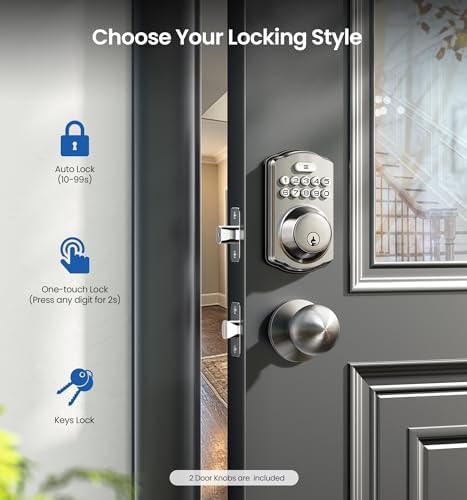 Lock Your Door with Veises Keyless Entry Lock