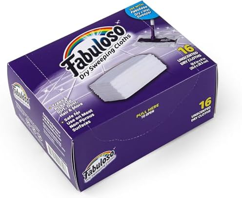 Efficient Floor Cleaning with Fabuloso Dry Sweeping Pads