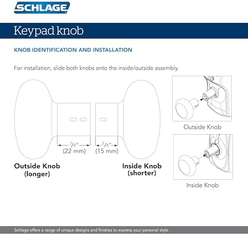 Schophage FE595 PLY 622 LAT Plymouth Keypad Entry