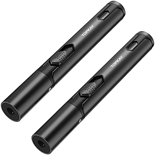 TopKAY Adjustable Windproof Butane Torch Lighter for Outdoor Use