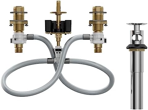 Muen Brass Widespread Sink Faucet