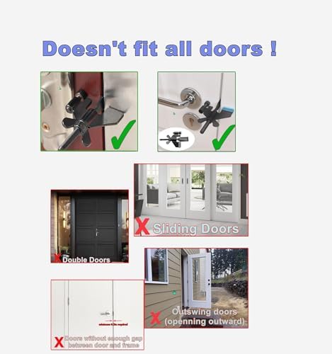 Trustella Heavy-Duty Portable Door Lock