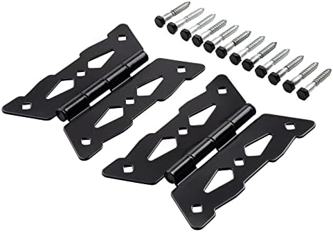 National Hardware N109-218 Decorative Butterfly Hinges in Black