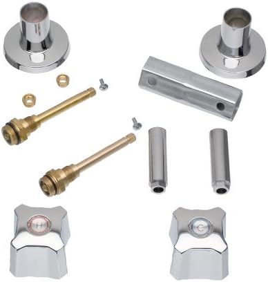Durable Brass and Chrome Trim Kit for 2-Handle Kohler Faucets 39687
