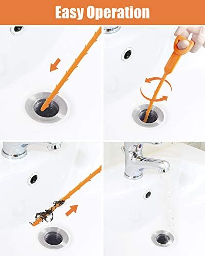 25in 24in Drain Clog Remover TOOL 7pcs