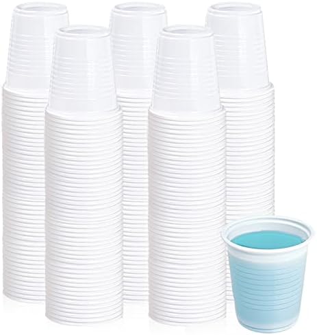 Sturdy 3oz White Plastic Cups