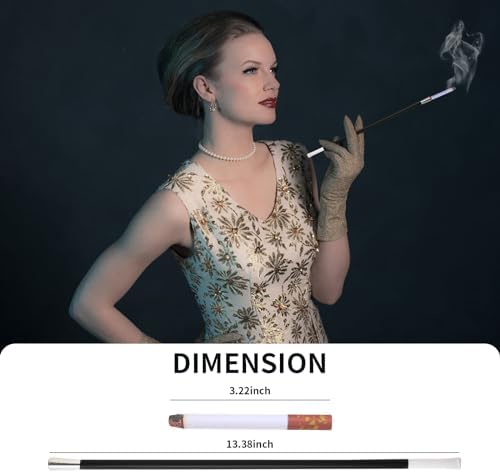 Cleenen Flapper Cigarette Holder Costume Accessories for Halloween