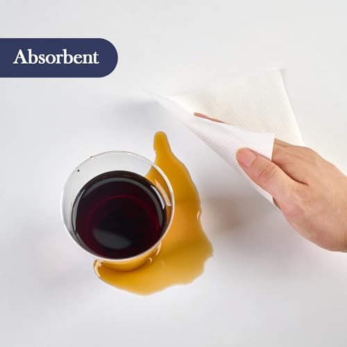 JollyPack2000 Count White Beverage Napkins - Perfect for Parties Bars Restaurants