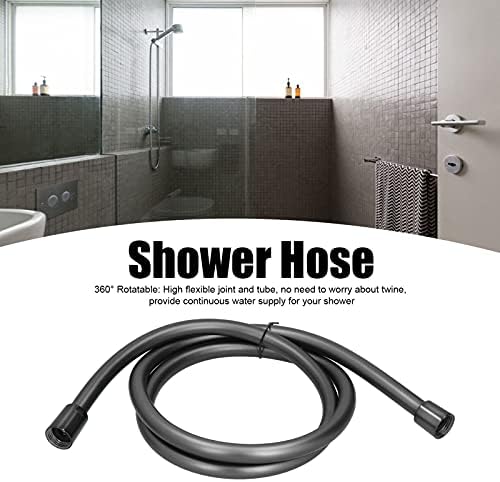 Sturdy Flexible 15M PVC Shower Hose with 360 Swivel for Efficient Showering