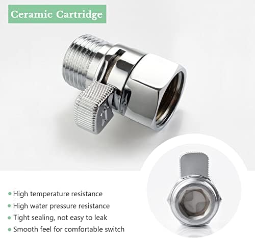 Perfect Fit Shower Regulator - Easy Flow Control for Chrome Brass Head