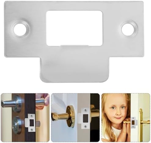 4-Piece Door Strike Plate Set