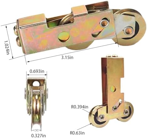 Augenweide2-Pack Sliding Patio Door Roller Assembly