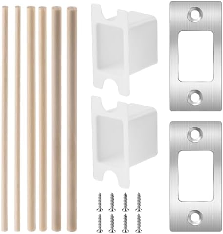Tophoniex Deadbolt Restorer Strike Plate with Screws
