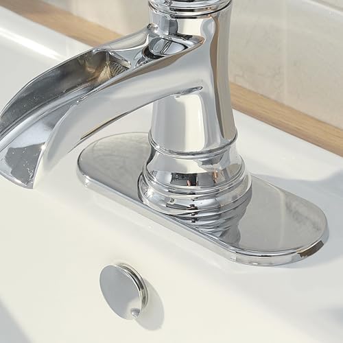 4 Hole Cover for 4 Faucet Chrome