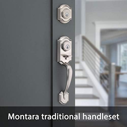 Kwikset Montara Front Door Lock Set - Secure Entry with Smart Key