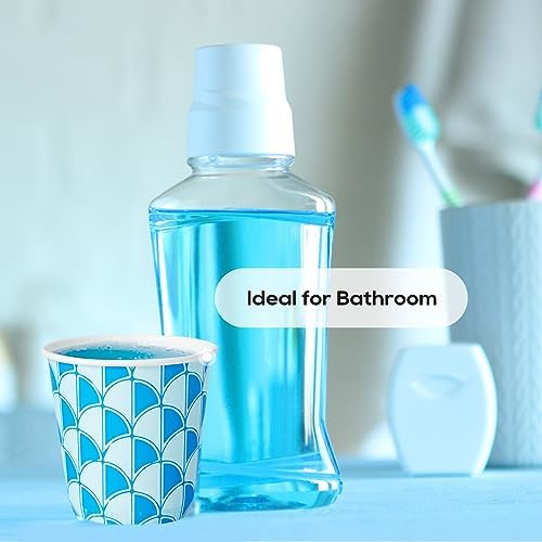 JOLLY PARTY 500Pack 3 oz Disposable Blue Paper Cups