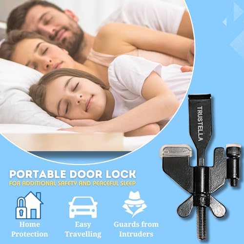 Trustella Heavy-Duty Portable Door Lock