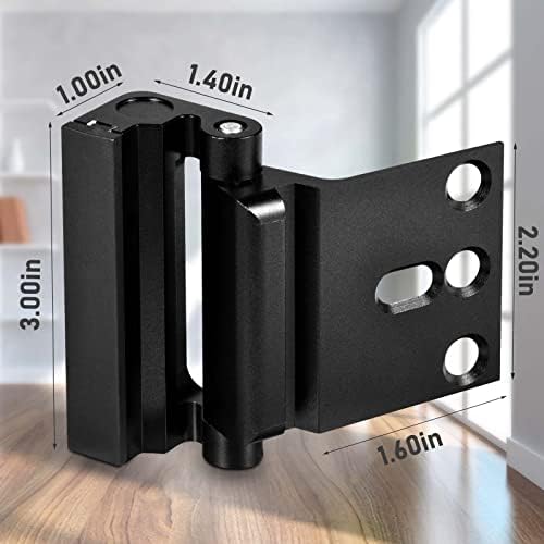 2-Pack Door Reinforcement Lock with Additional Features