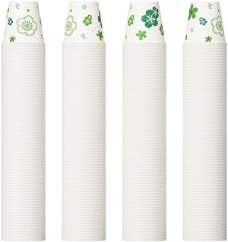 600 Pack Disposable 3oz Bathroom Papers Cups Floral Eco-Friendly