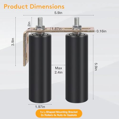 Neiteli 6 Gate Roller Guide with L Bracket