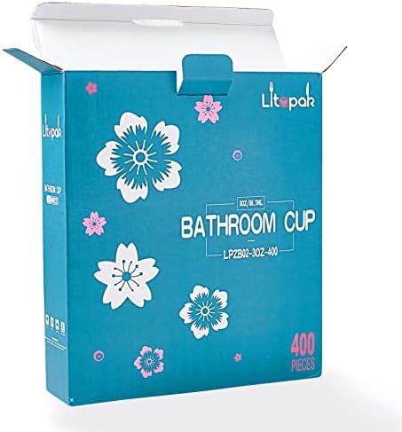 Reusable and Stylish 400-Pack of 3 oz Disposable Bathroom Cups