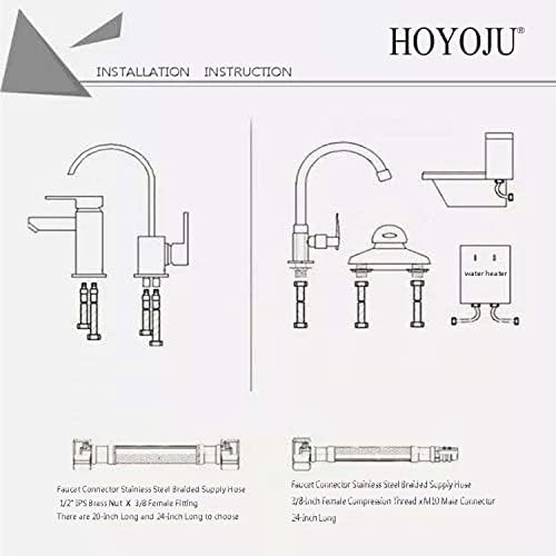 High-Quality Stainless Steel Supply Hose for Faucets