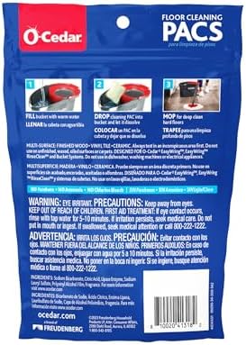 O-Cedar PACS Crisp Citrus Floor Cleaner 1-Pack