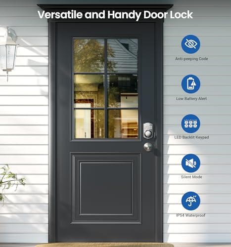 Lock Your Door with Veises Keyless Entry Lock
