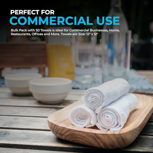 Simpli-Magic Terry Cleaning Cloths 12x12 50-Pack