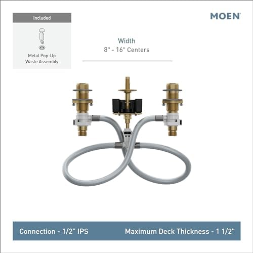 Muen Brass Widespread Sink Faucet