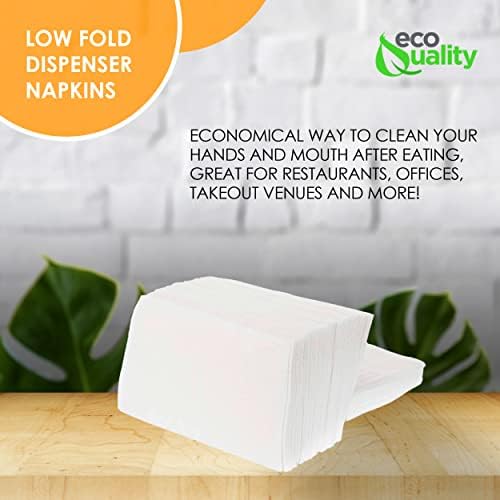EcoQuality Disposable Napkins - High-Quality Eco-Friendly Perfect for Restaurants More