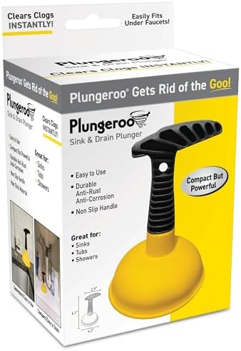 Powerful Compact Sink Plunger for RVs Showers More