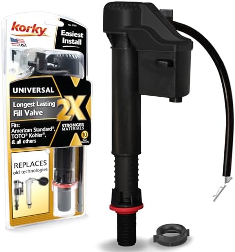 Korky QuietFILL 2X Long Life Toilet Fill Valve