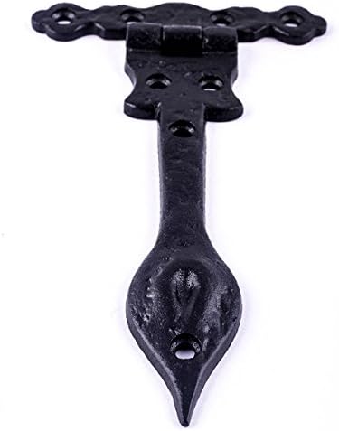 Black Wrought Iron Strap Hinges