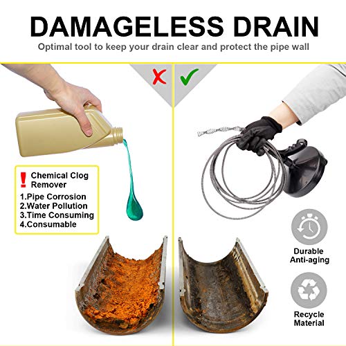 DrainSoon Heavy Duty 25 Ft Drain Auger