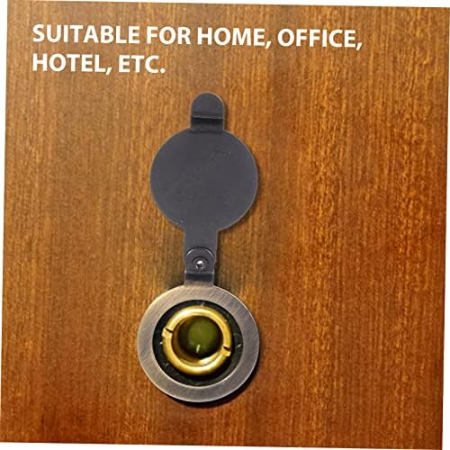 MERRYHAPY 2-Piece Cat Eye Back Cover Plate Door Viewer Protector